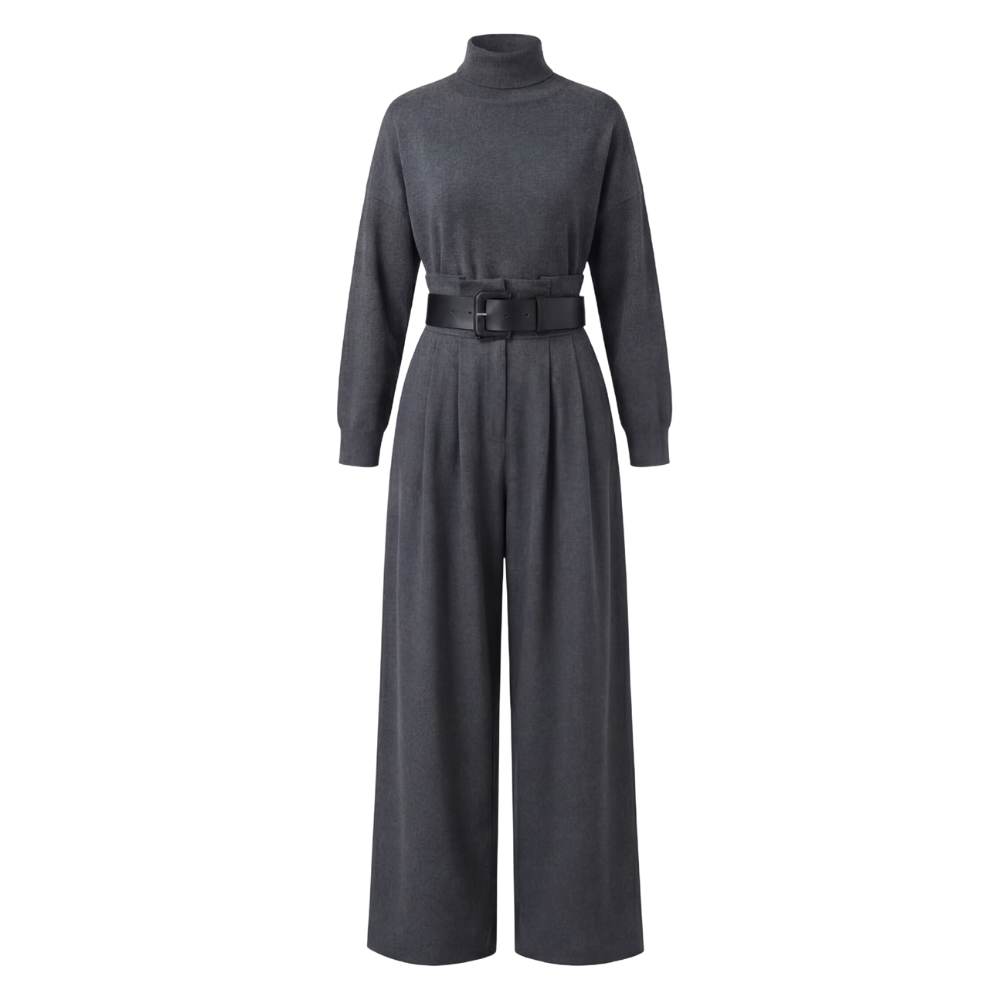 Vesaire™ – Belted Two Piece Matching Set