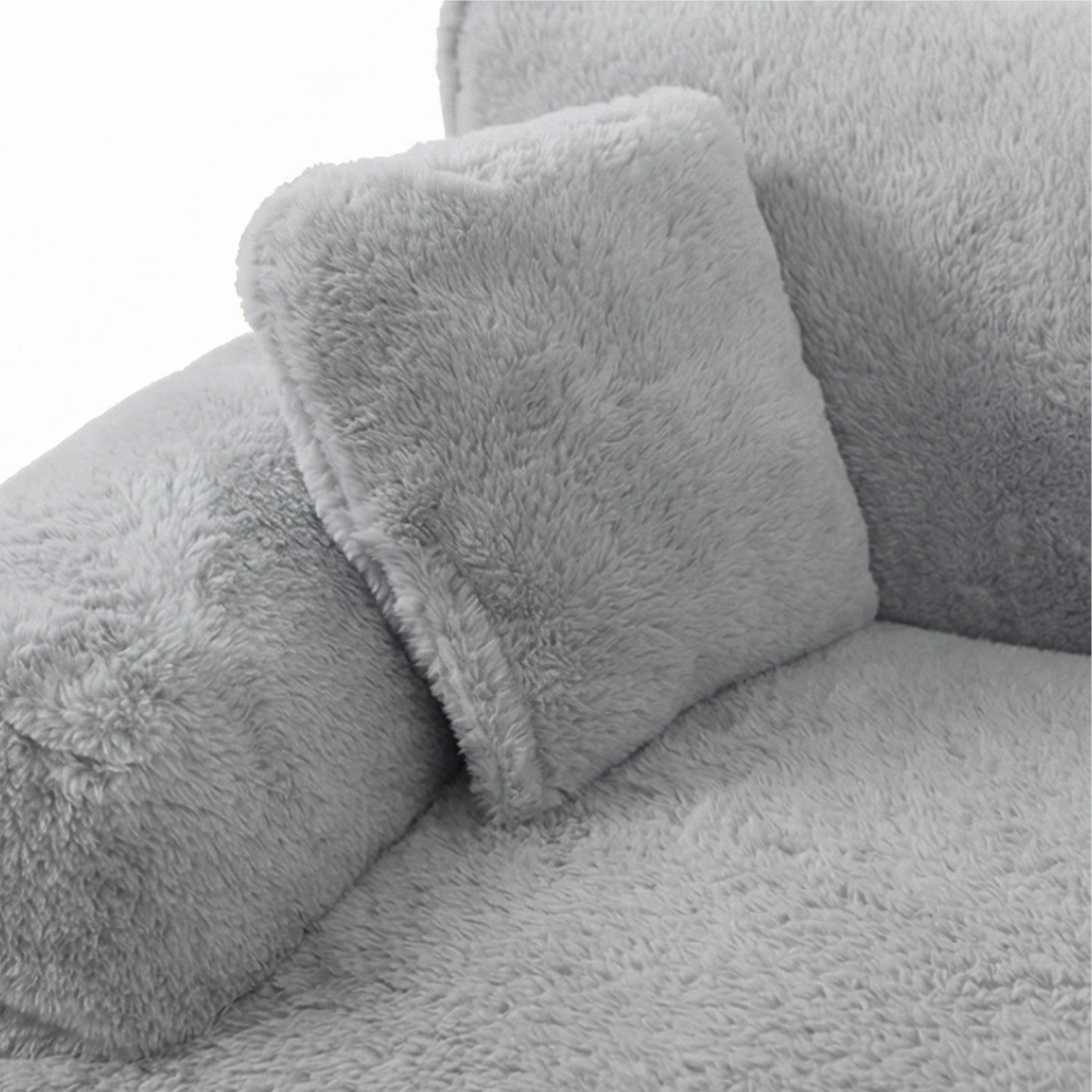 Pawlura™ – Plush Pet Sofa with Washable Cover