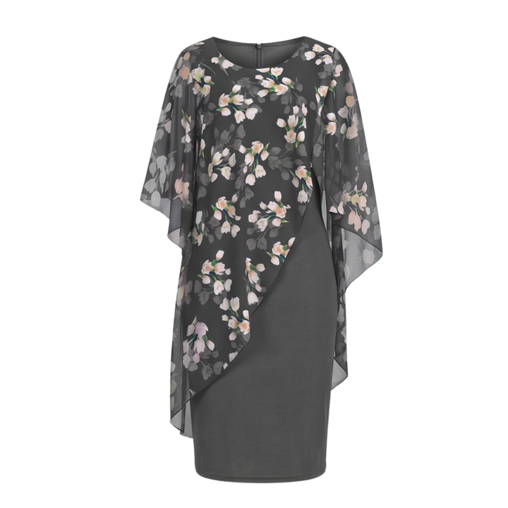 Florevia™ – Elegant Overlay Sheath Dress