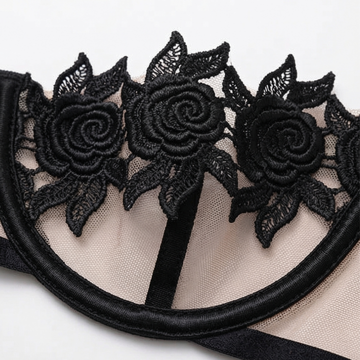 Florenza™ Floral Lace 3 Piece Lingerie Set