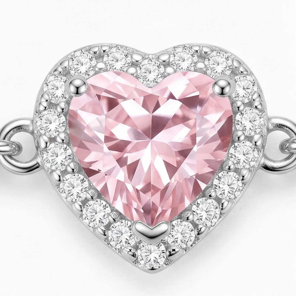 Lunavia™ – Heart Crystal Halo Bracelet