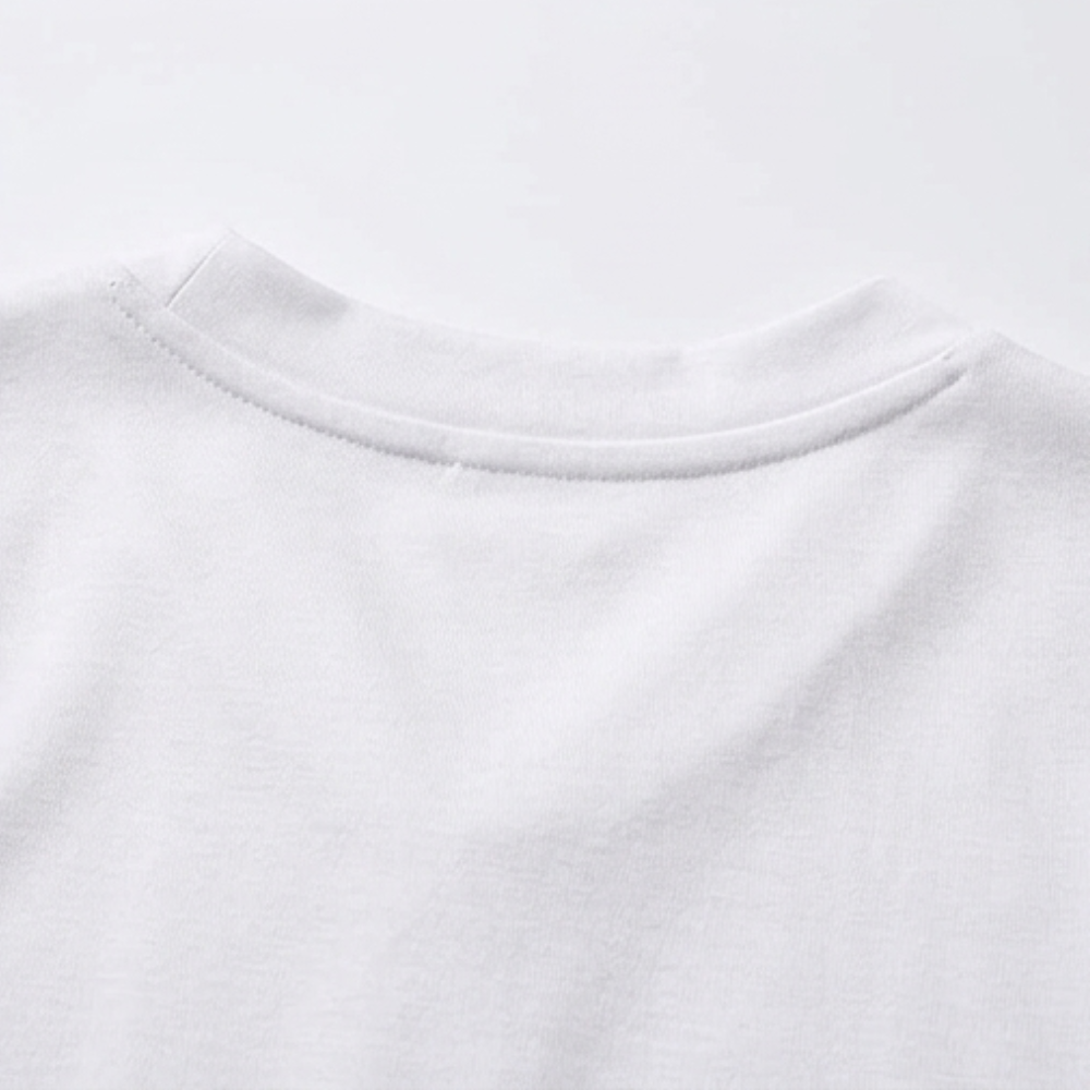 Lunavia™ – Soft V-Neck Tee with Rolled Cuffs