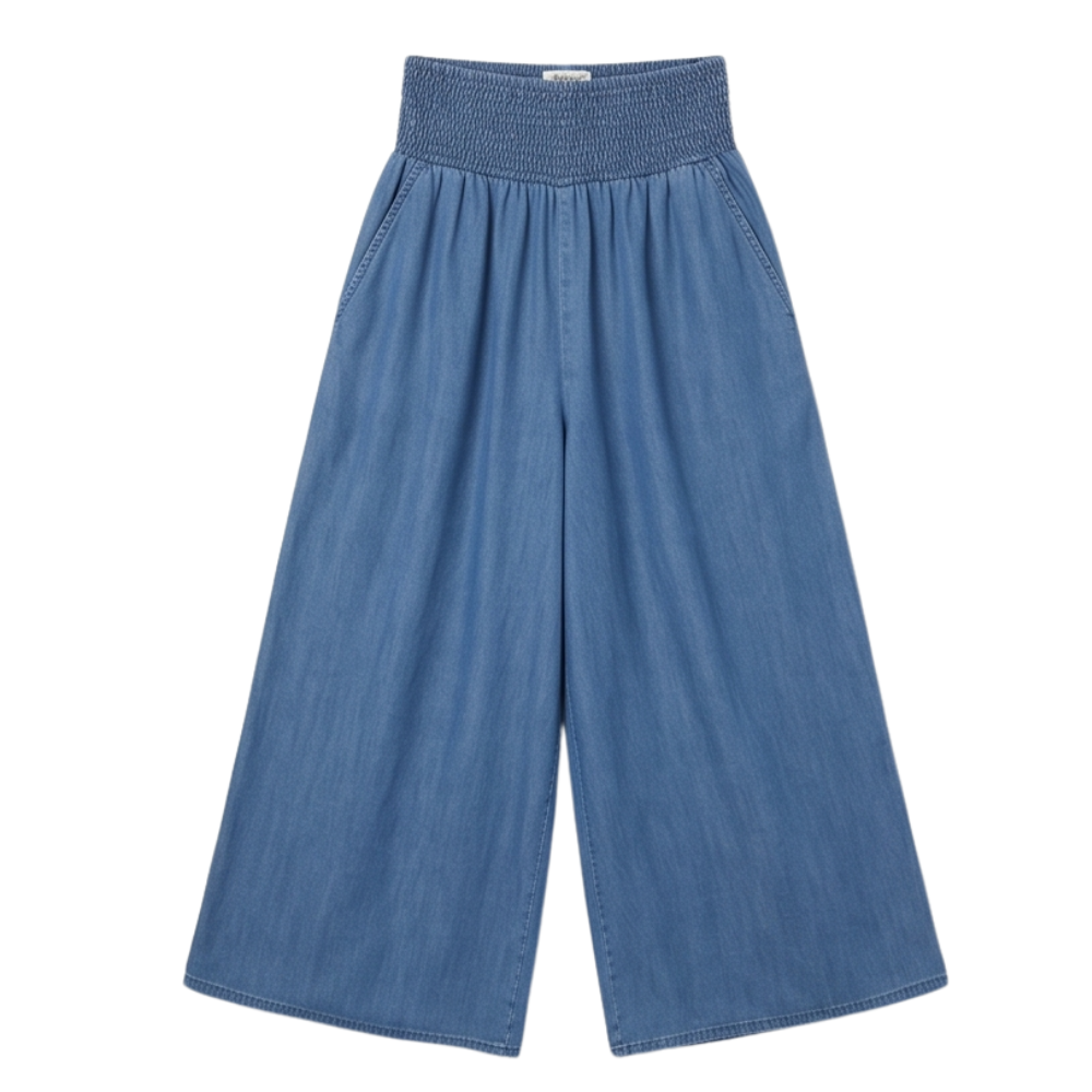 Palazza™ – Smocked Waist Wide Leg Palazzo Pants