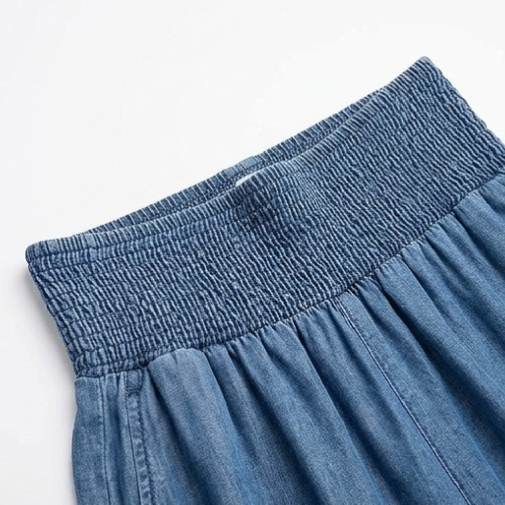 Palazza™ – Smocked Waist Wide Leg Palazzo Pants