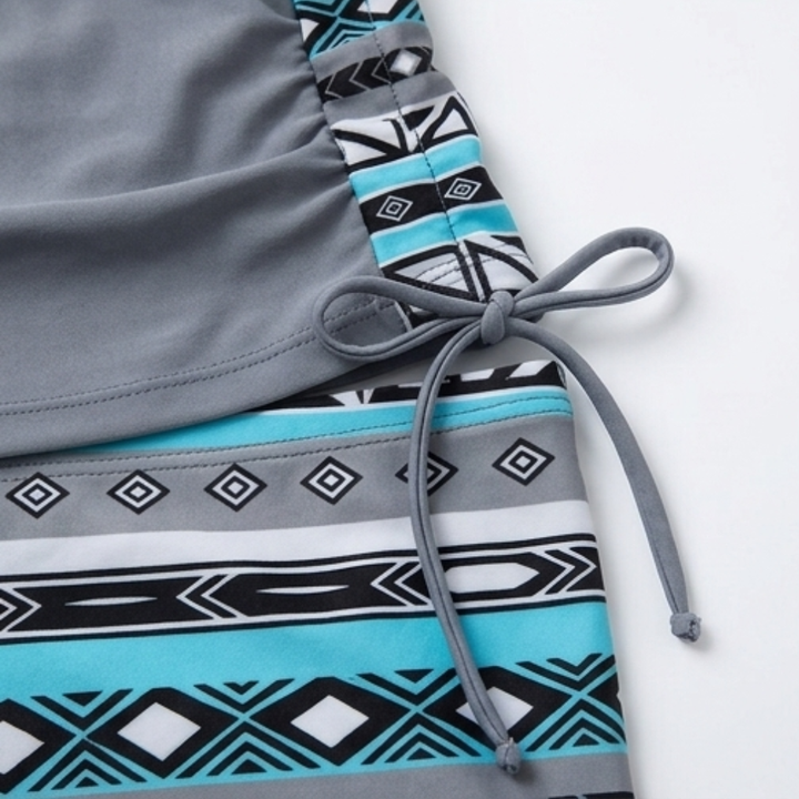 Marevia™ - Tankini Swimsuit Set with Adjustable Sides