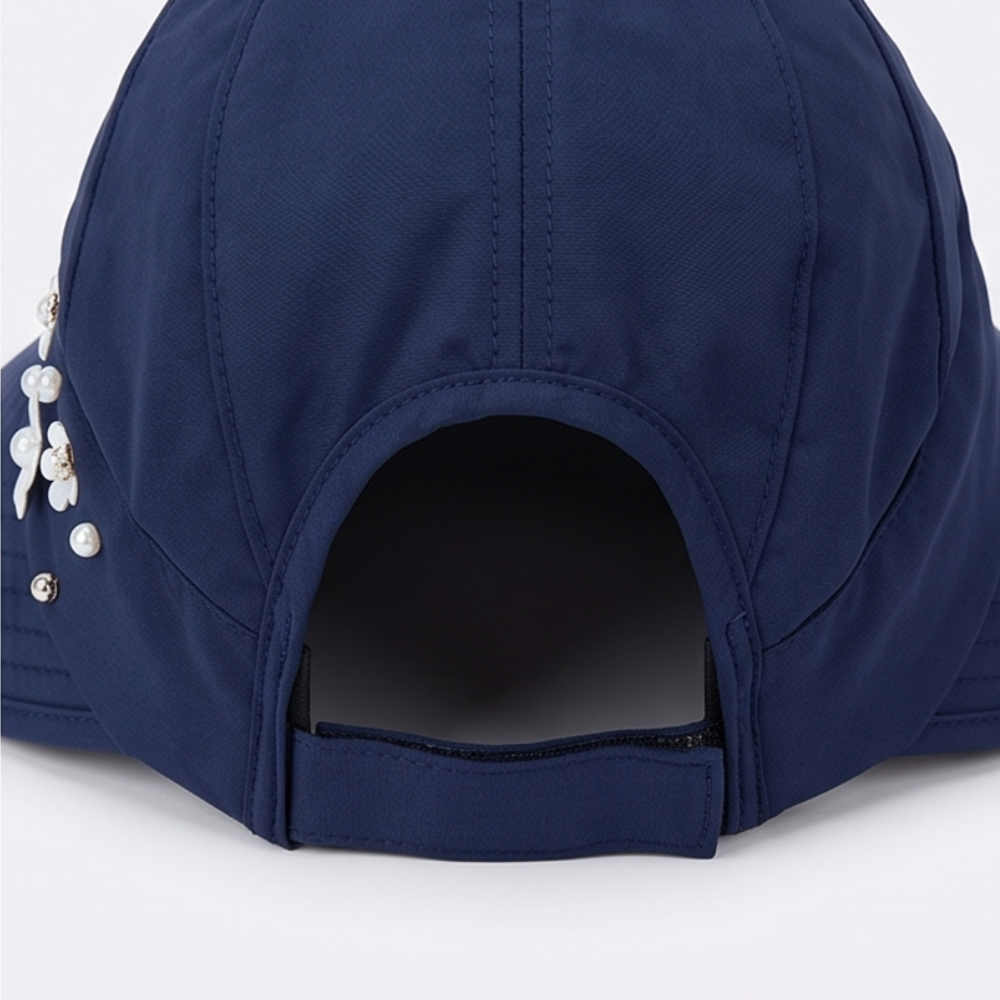 Solwen™ – Wide Brim Sun Visor with Ponytail Opening