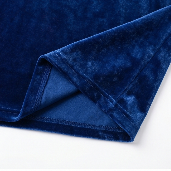 Sofelle™ - Velvet Cocoon Midi Dress with Hidden Pockets
