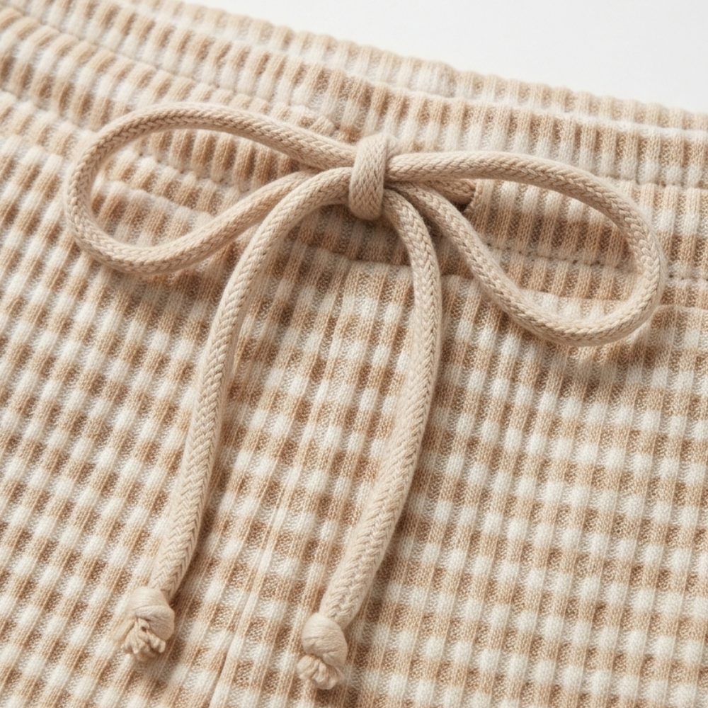 Seralune™ – Textured Knit Wide-Leg Trousers