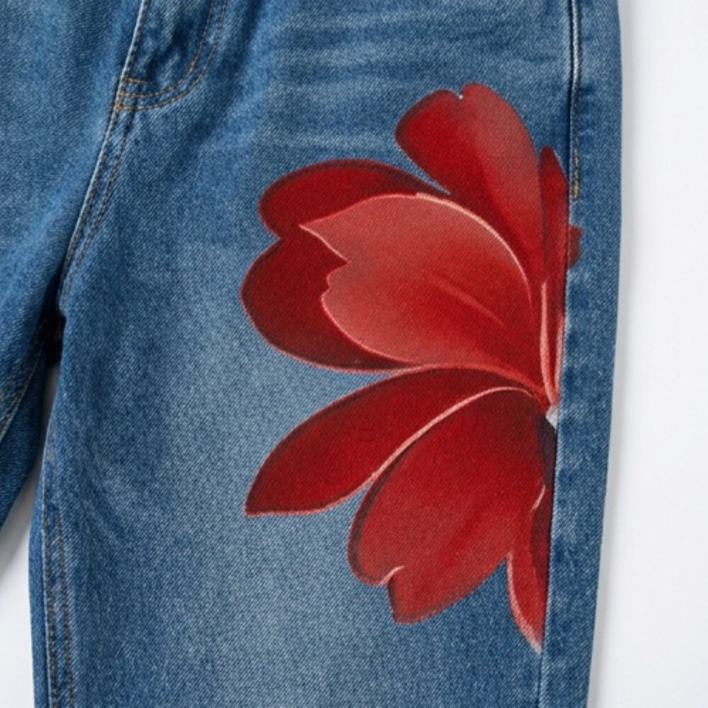 Florenza™ – Bold Floral Wide Leg Jeans