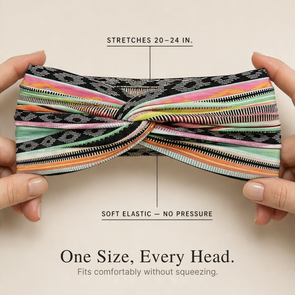 Lirelle™ Boho Print Wide Headband