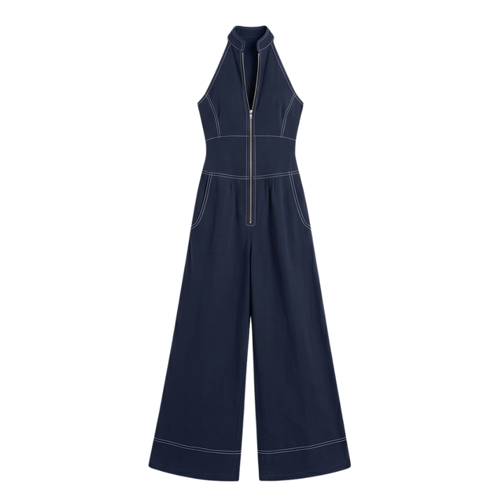 Lunelle™ – Sculpted Halter Jumpsuit