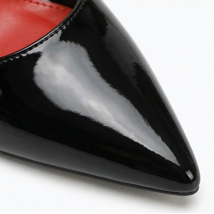 Lusoire™ – Glossy D'Orsay Stiletto Heels