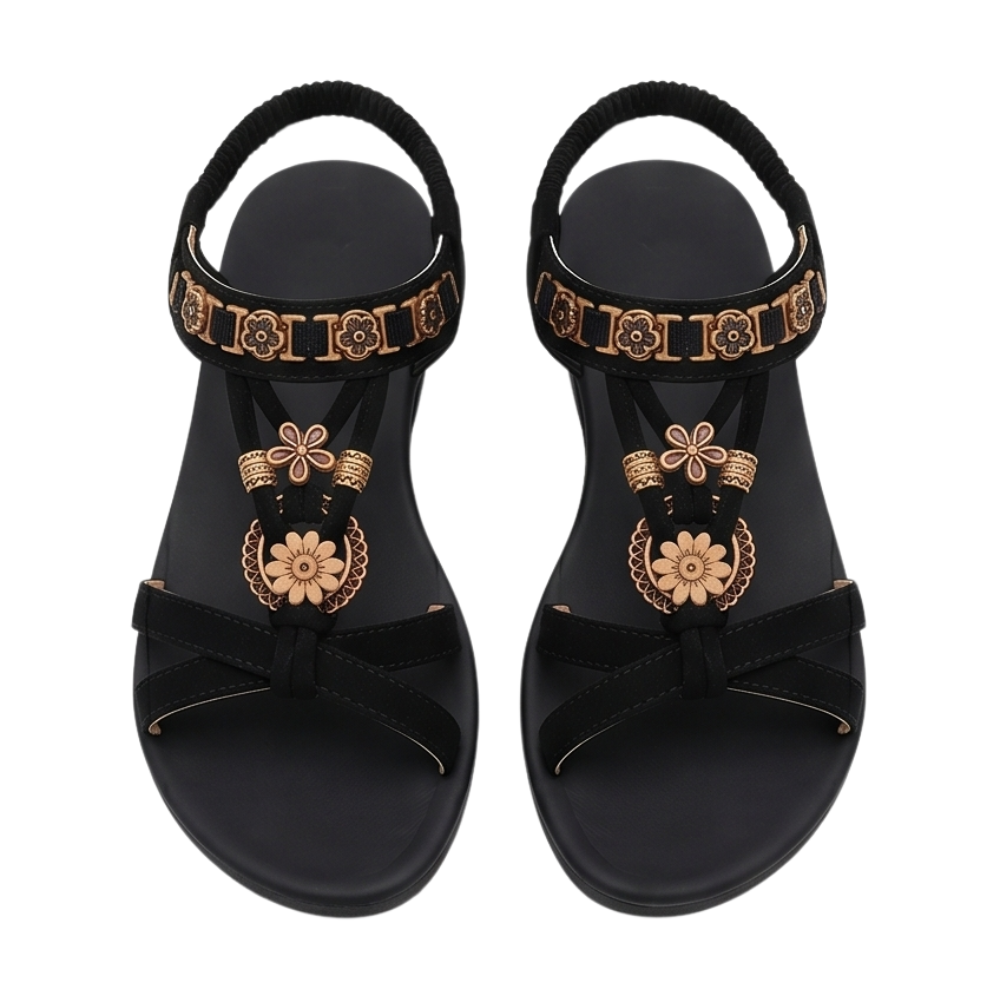 Marisol™ – Cushioned Boho Sandals for Summer