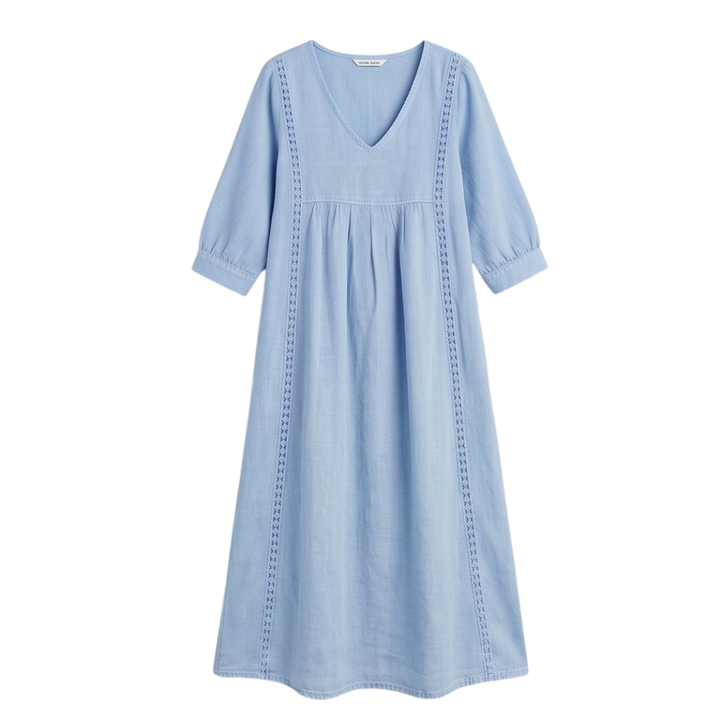 Virella™ – Relaxed Midi Dress with Pockets