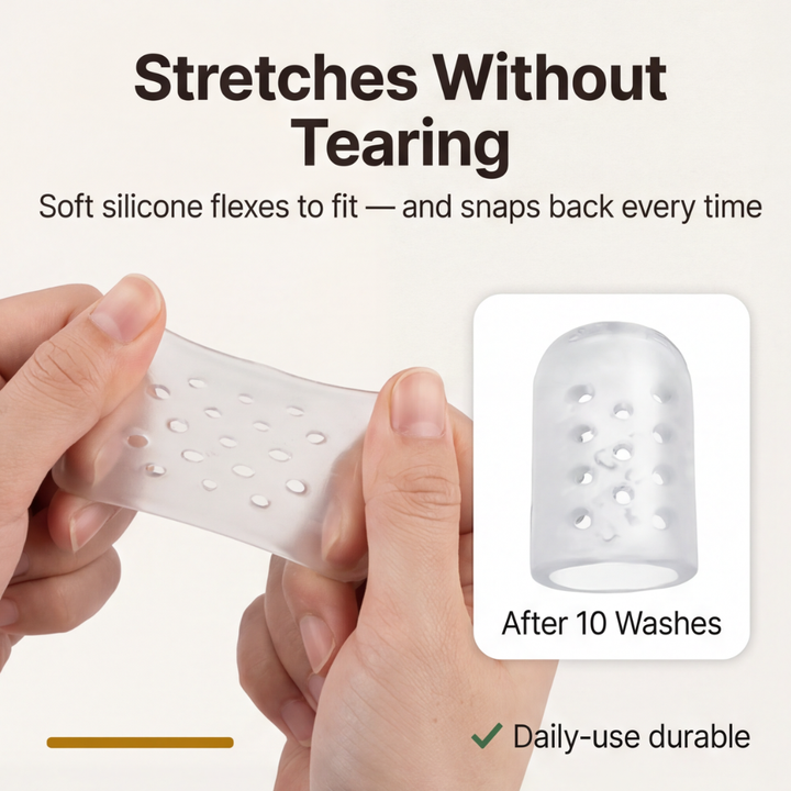 Feeluxe™ – Breathable Silicone Toe Caps for All Day Comfort (10 pieces)