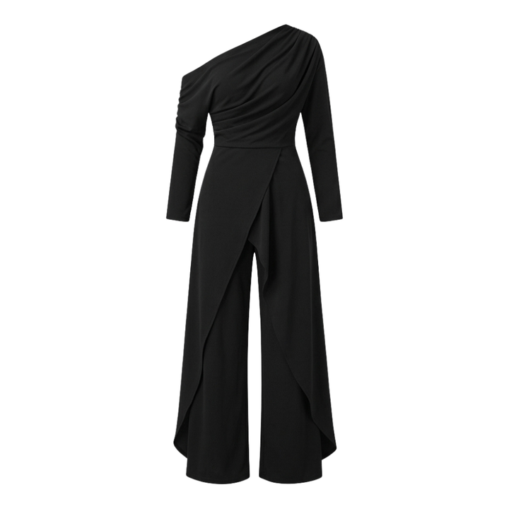 Sorenna™ – One Shoulder Wrap Jumpsuit