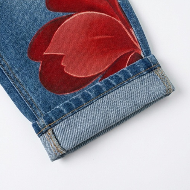Florenza™ – Bold Floral Wide Leg Jeans