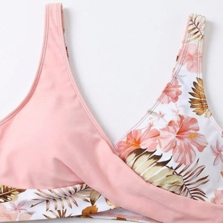 Marivela™ – Tummy-Flattering Wrap Bikini Set