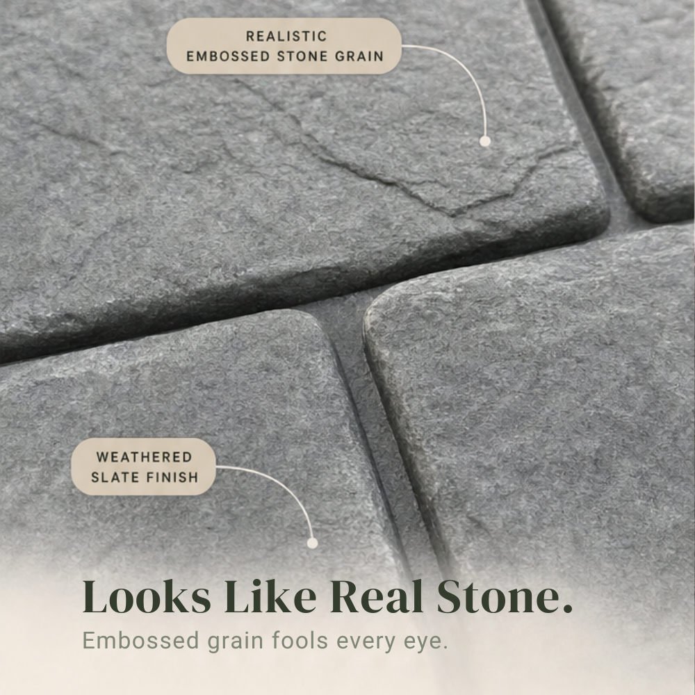Stonelay™ – Stone-Effect Garden Edging that Taps In