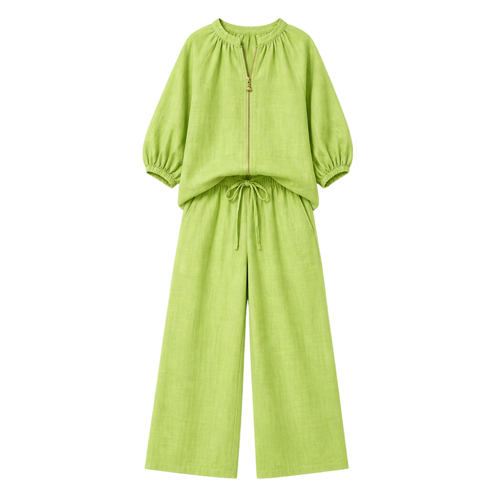 Veluna™ – 2-Piece Set with Gold Zip