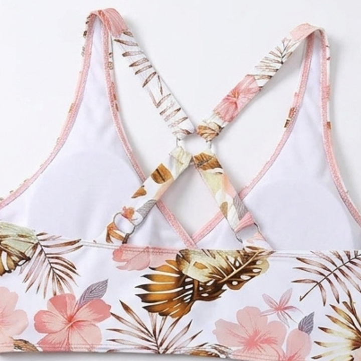 Marivela™ – Tummy-Flattering Wrap Bikini Set