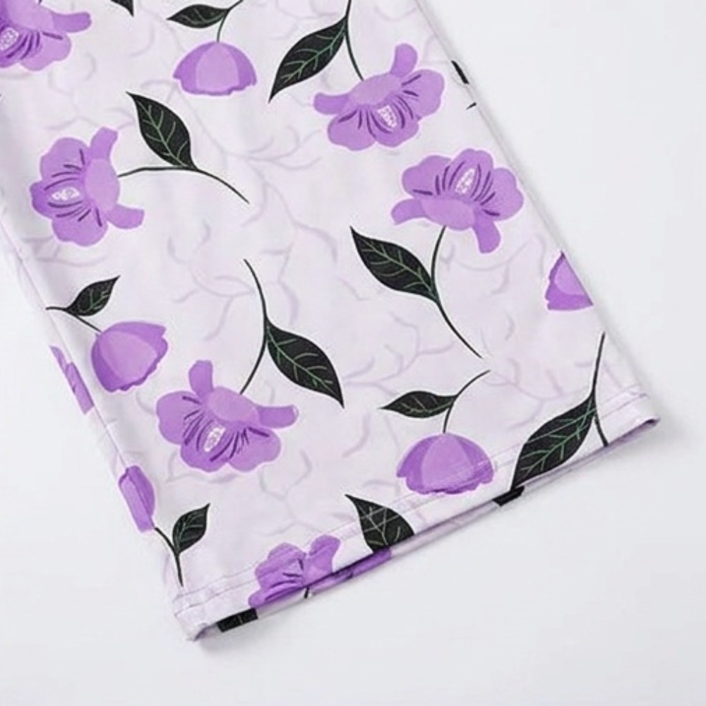 Sereya™ – Breezy Floral Capri Pajama Set