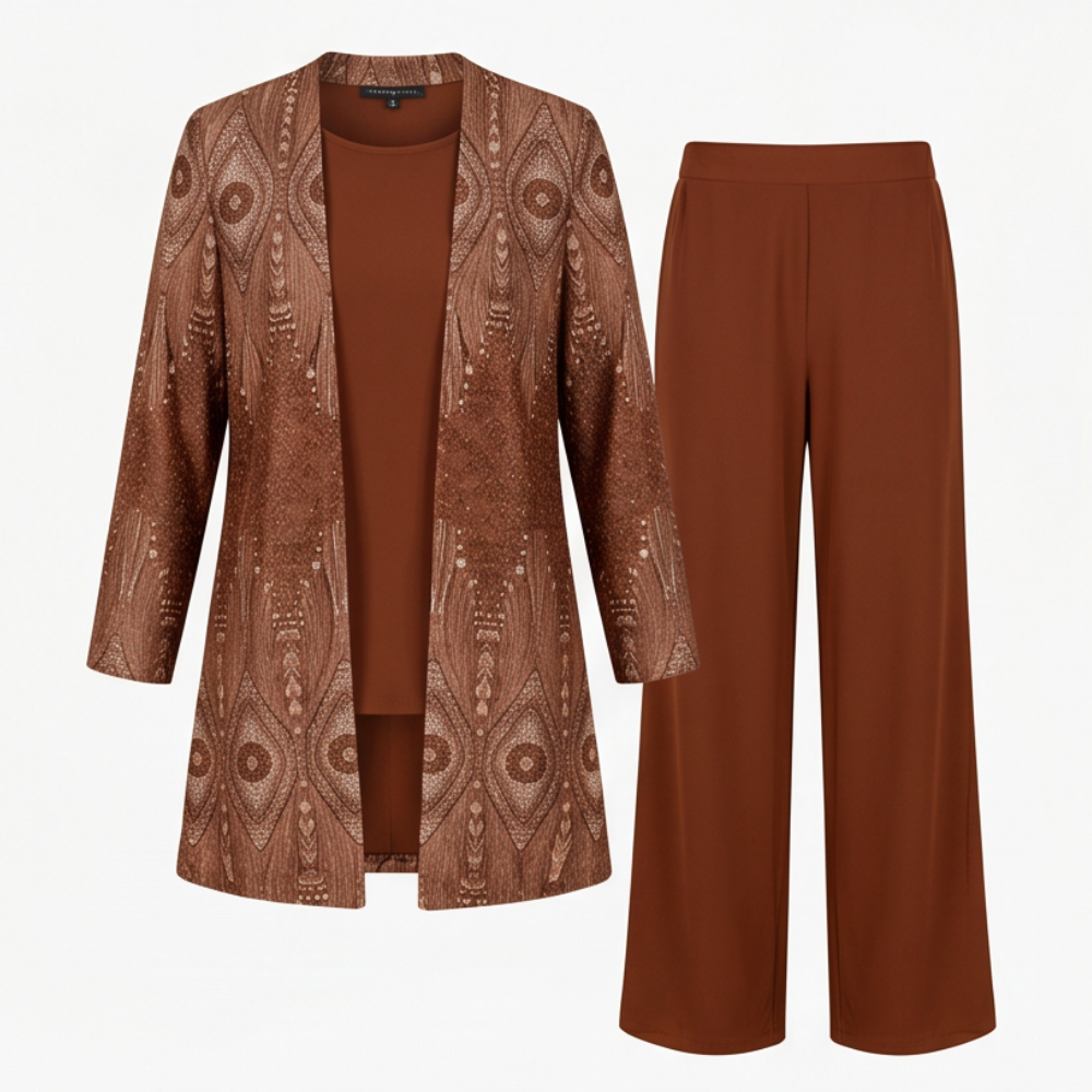 Trielle™ - Elegant 3-Piece Pantsuit Set for Occasions
