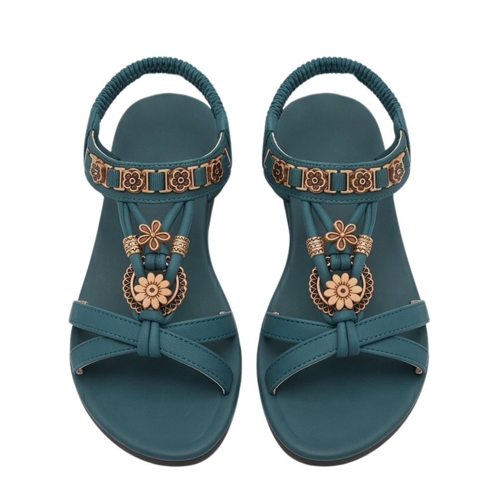 Marisol™ – Cushioned Boho Sandals for Summer