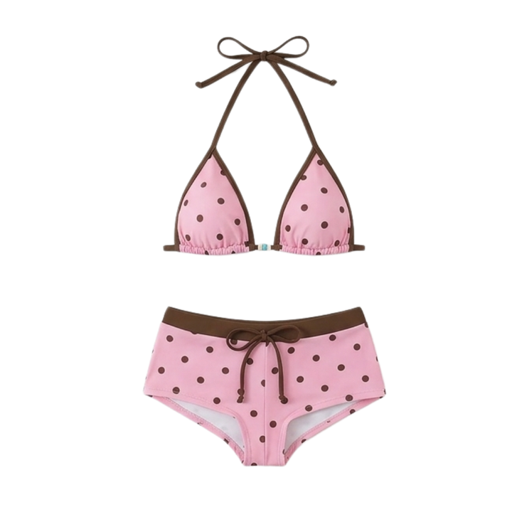 Soletta™ – Retro Polka Dot Bikini Set