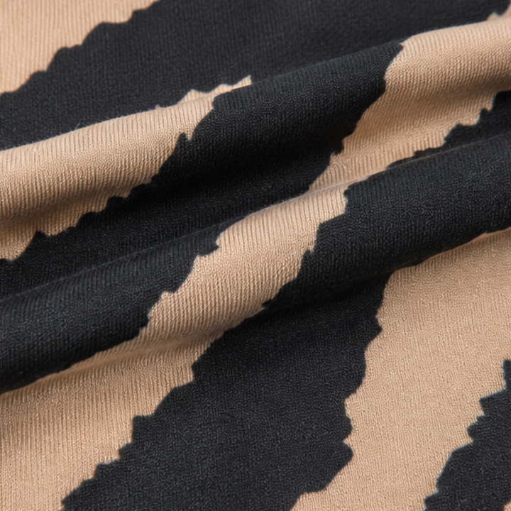 The Reach-For Tee – Zebra Print Tie-Front Blouse
