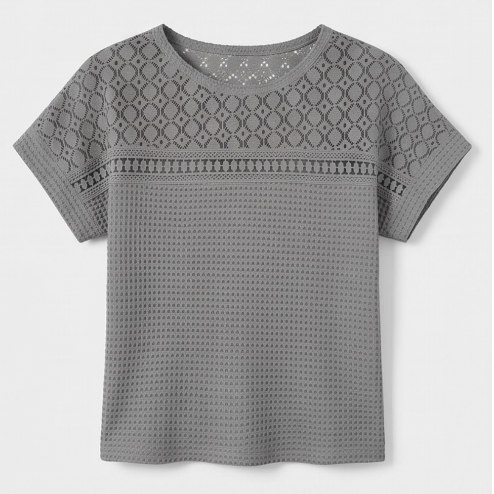 Lunavia™ – Breezy Open-Weave Knit Top