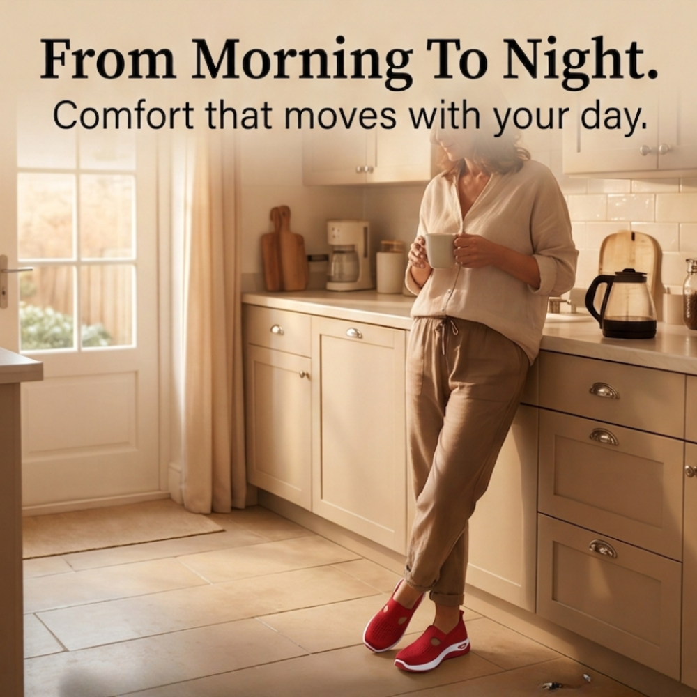 Striveknit™ – Breathable Slip-On Sneakers for All-Day Comfort