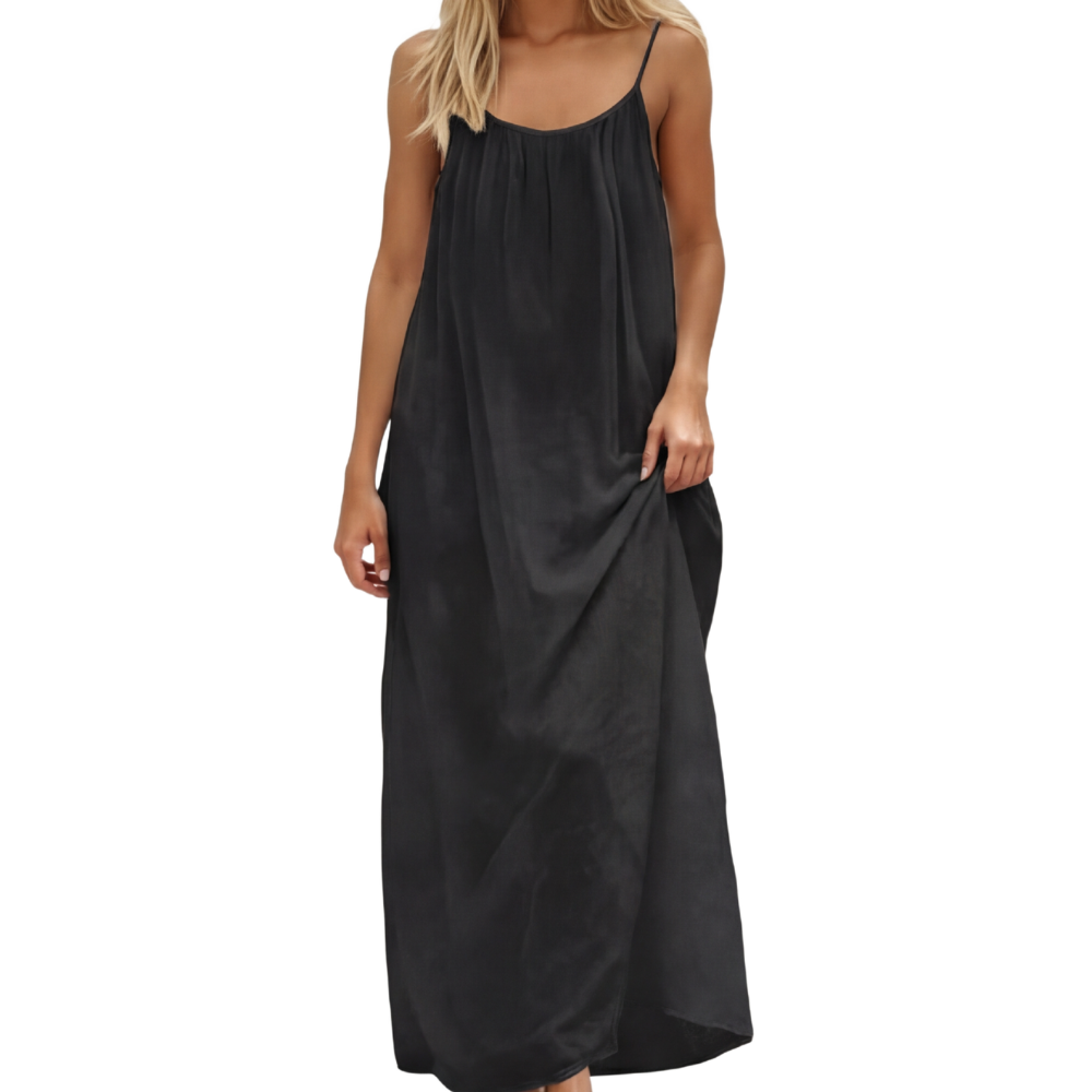 Solara™ – Backless Flowy Maxi Dress