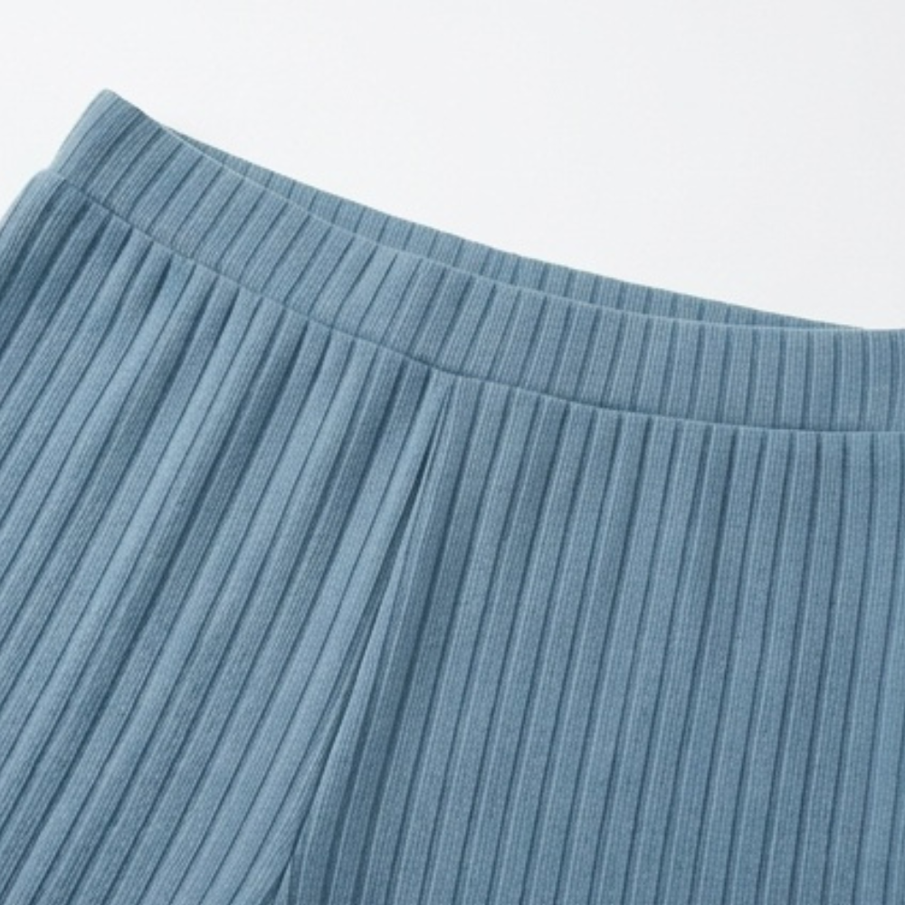Velura™ – Soft Ribbed Wide-Leg Set