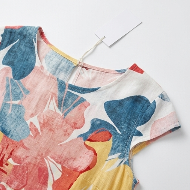 Florella™ – Watercolor Floral Summer Dress