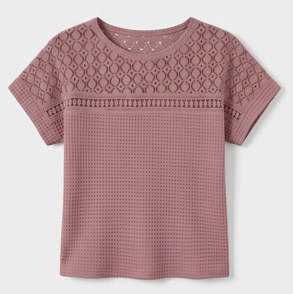 Lunavia™ – Breezy Open-Weave Knit Top