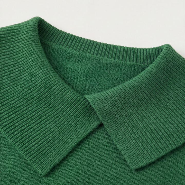 Collara™ – Asymmetric Collar Knit Sweater
