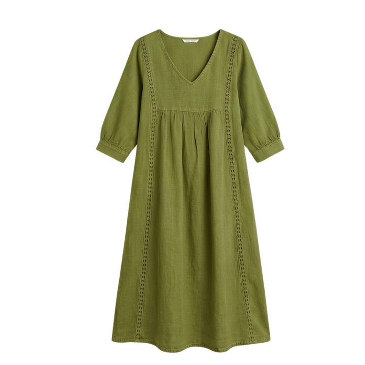 Virella™ – Relaxed Midi Dress with Pockets