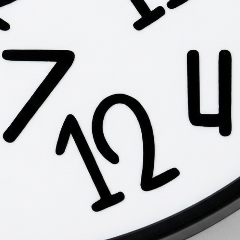 Lateley™ – Funny Silent Wall Clock with Messy Numbers