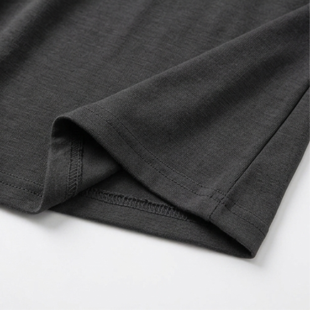 Veluna™ - Crossover V-Neck Midi Dress with Pockets