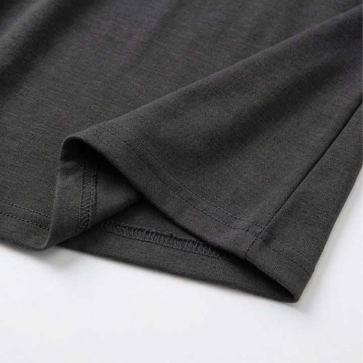 Veluna™ - Crossover V-Neck Midi Dress with Pockets