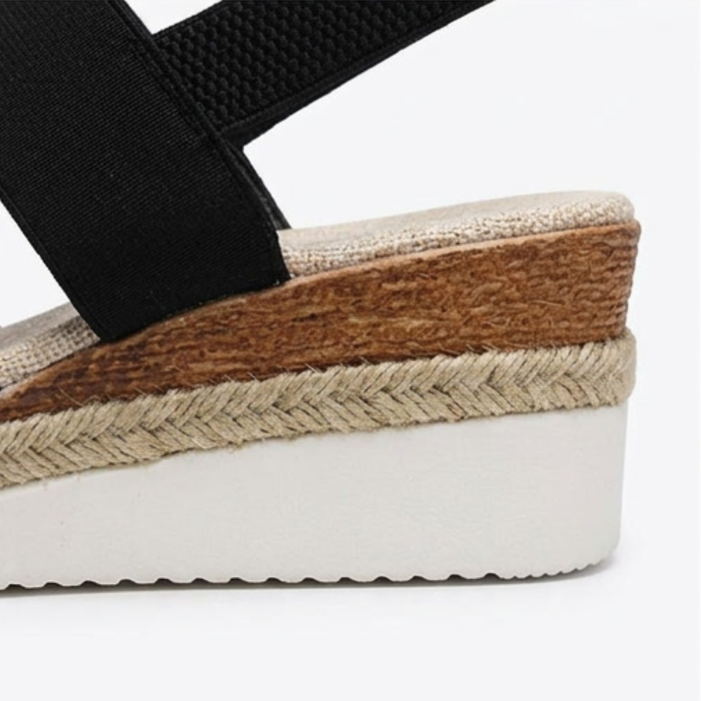 Stepwell™ – Cushioned Espadrille Wedge Sandals