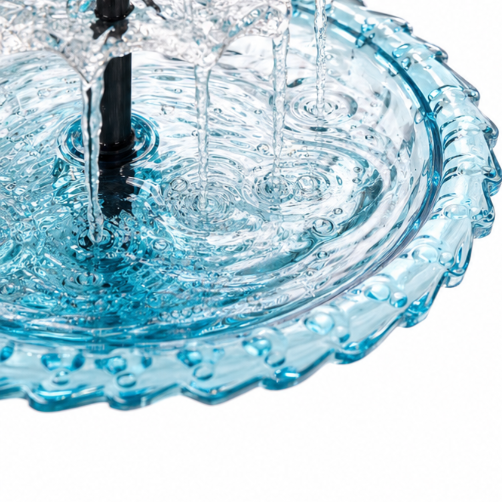 Avelora™ – Solar Hanging Bird Bath Fountain with Two-Tier Cascade