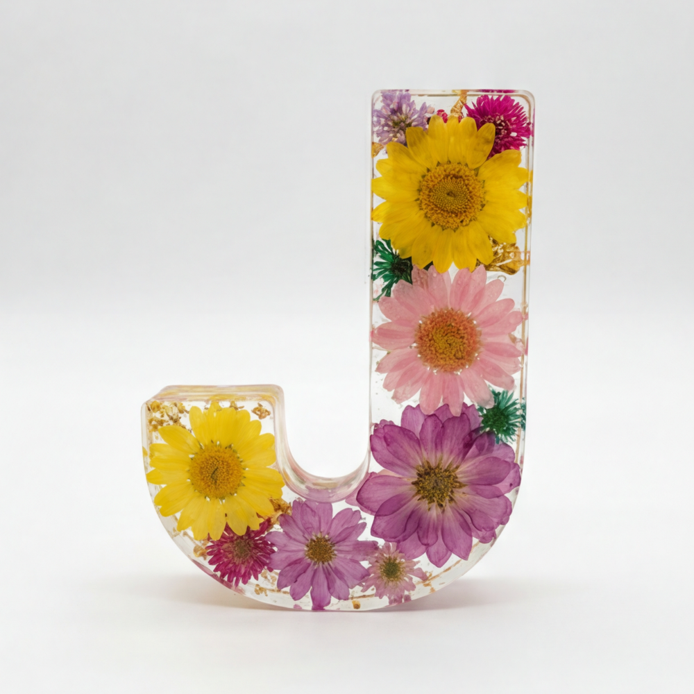 Florenza™ – Personalized Floral Resin Letter Light
