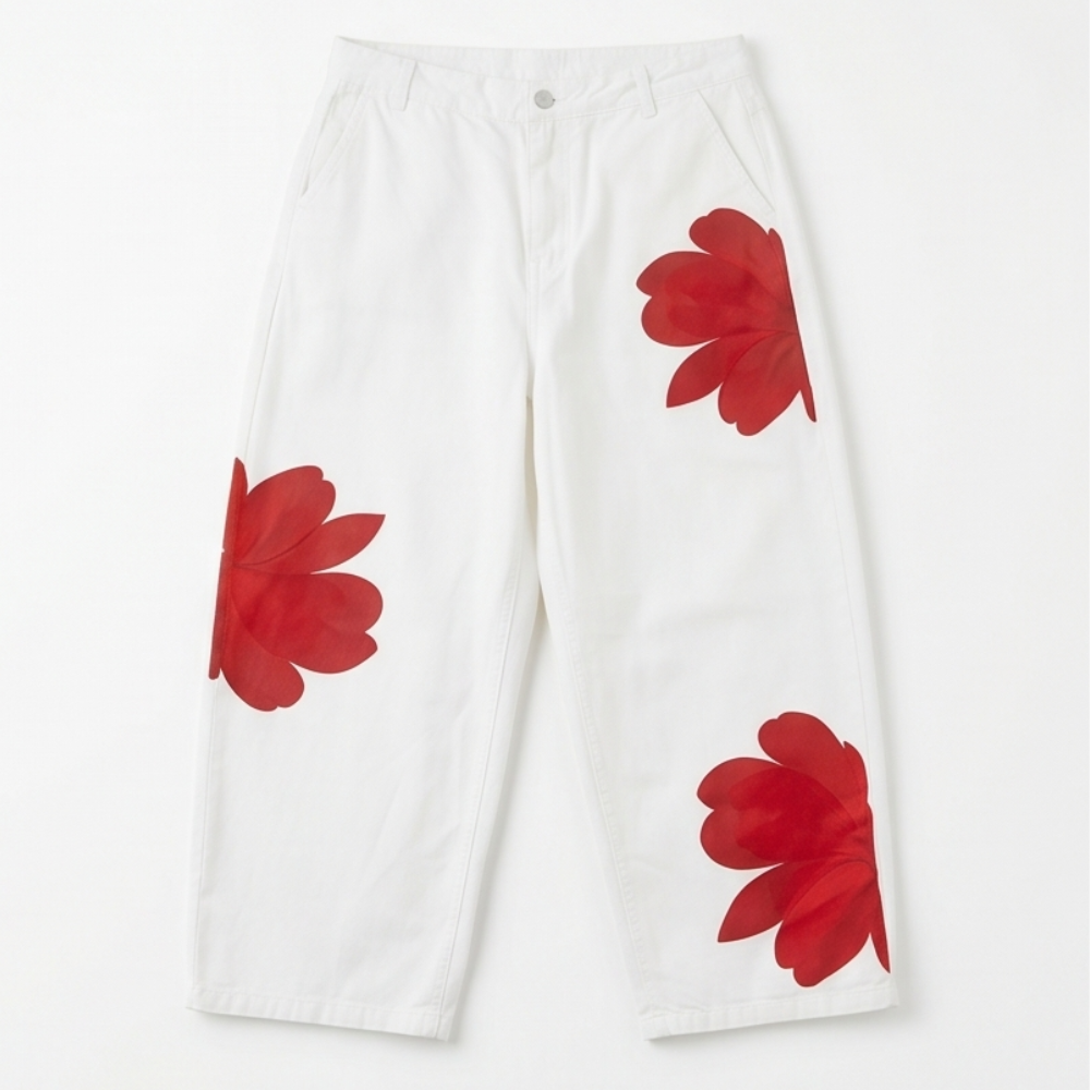 Florenza™ – Bold Floral Wide Leg Jeans