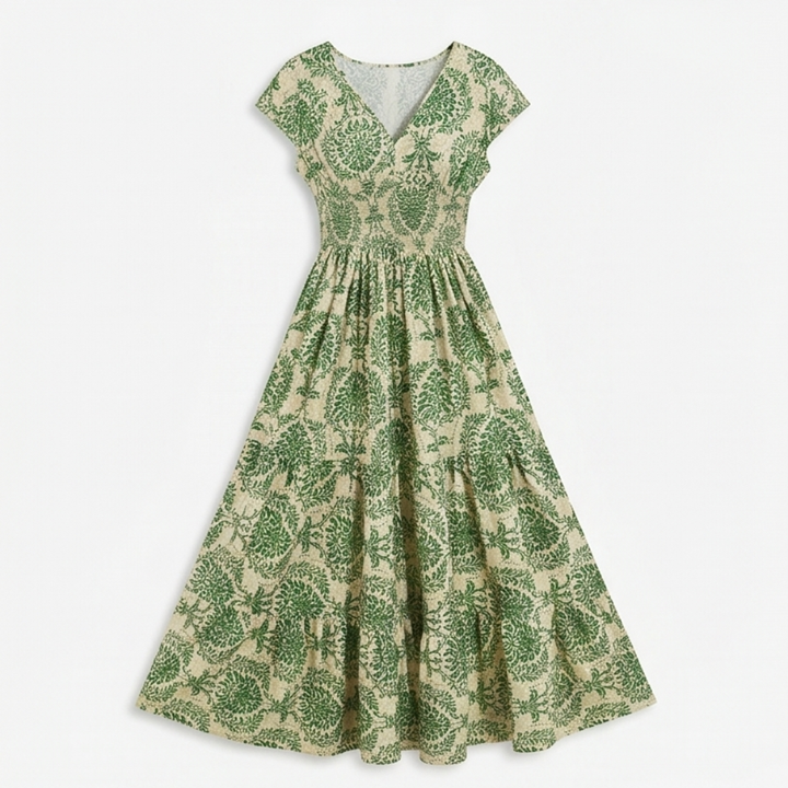 Florenza™ – Smocked Floral Maxi Dress