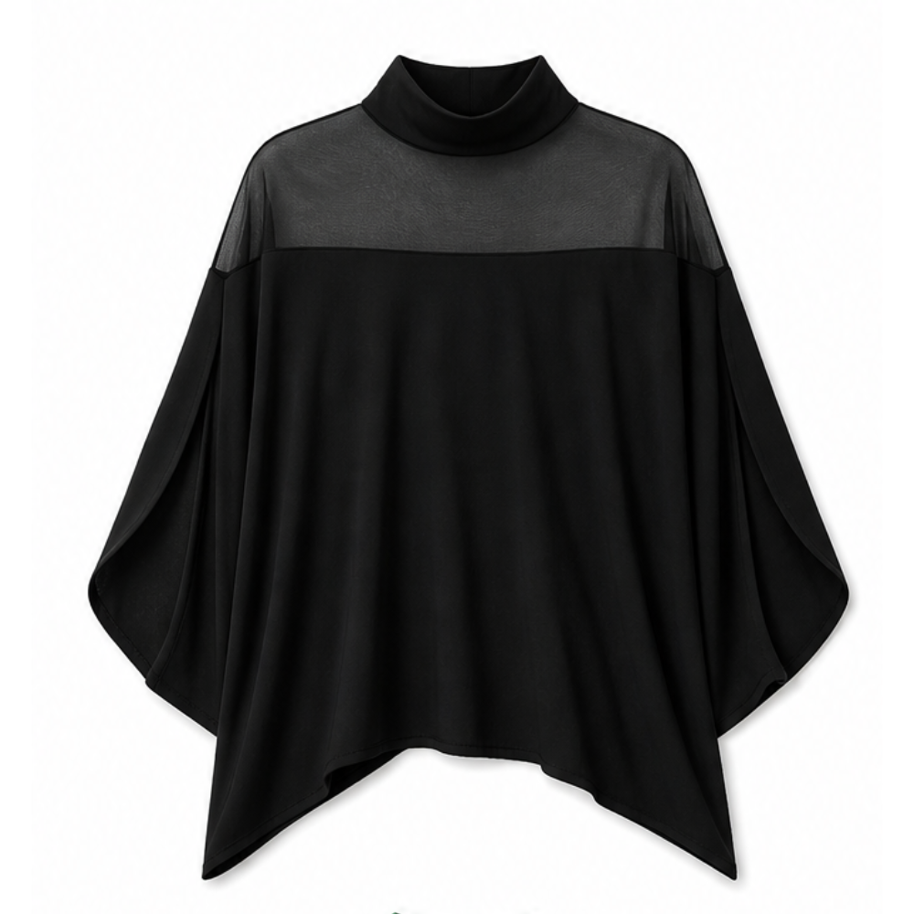 Florenza™ – Mesh Yoke Batwing Blouse
