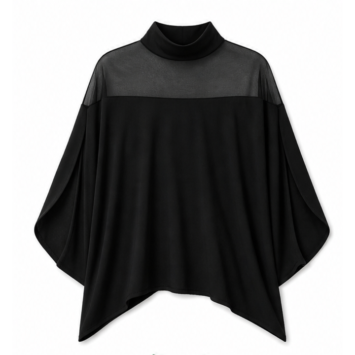 Florenza™ – Mesh Yoke Batwing Blouse