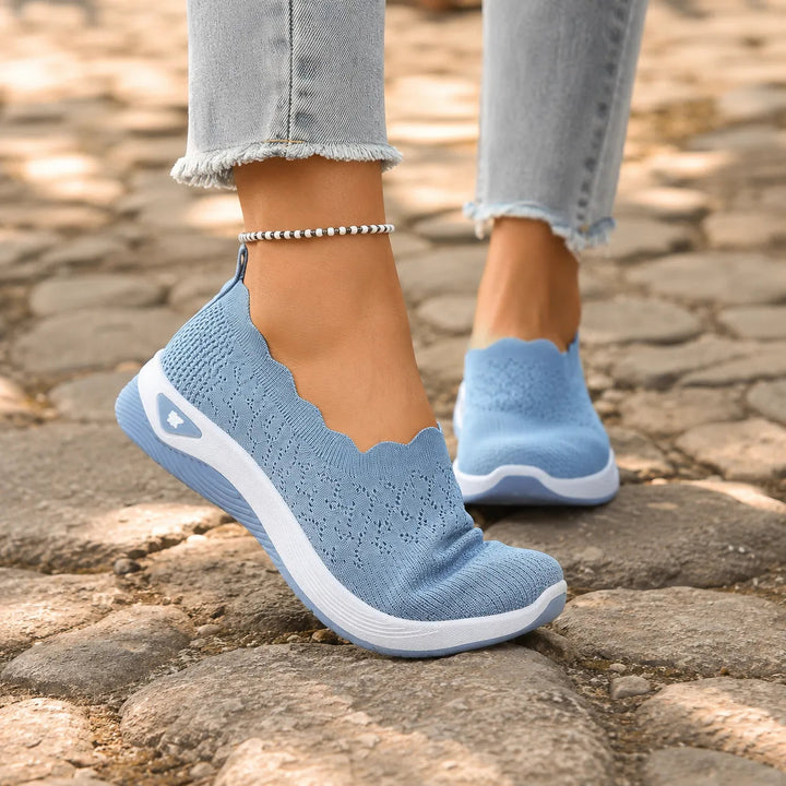 Wavella – Lightweight Slip-On Walking Shoes for Women