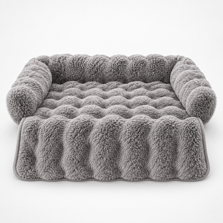 CozyHaven – Plush Bolster Sofa Pet Mat
